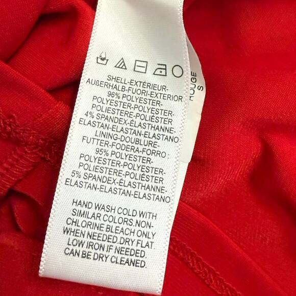 Dress the Population Sammie Cherry Red Mini Sweetheart Sleeveless Dress size S - Picture 5 of 11